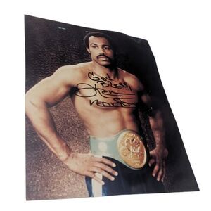 Ken Norton Sr Autograph WBC‎ Boxing Heavyweight Champion Signed Color Photo 8x10